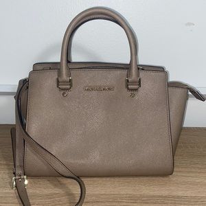 Michael Kors Selma Saffiano Leather satchel medium
